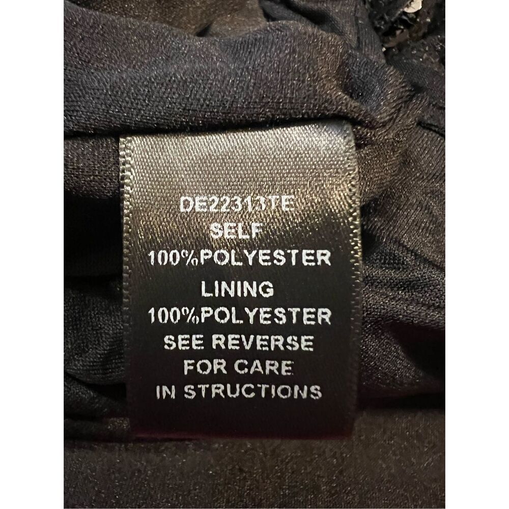 Interactive Renn Sequined Black/Silver Bodycon Co… - image 7